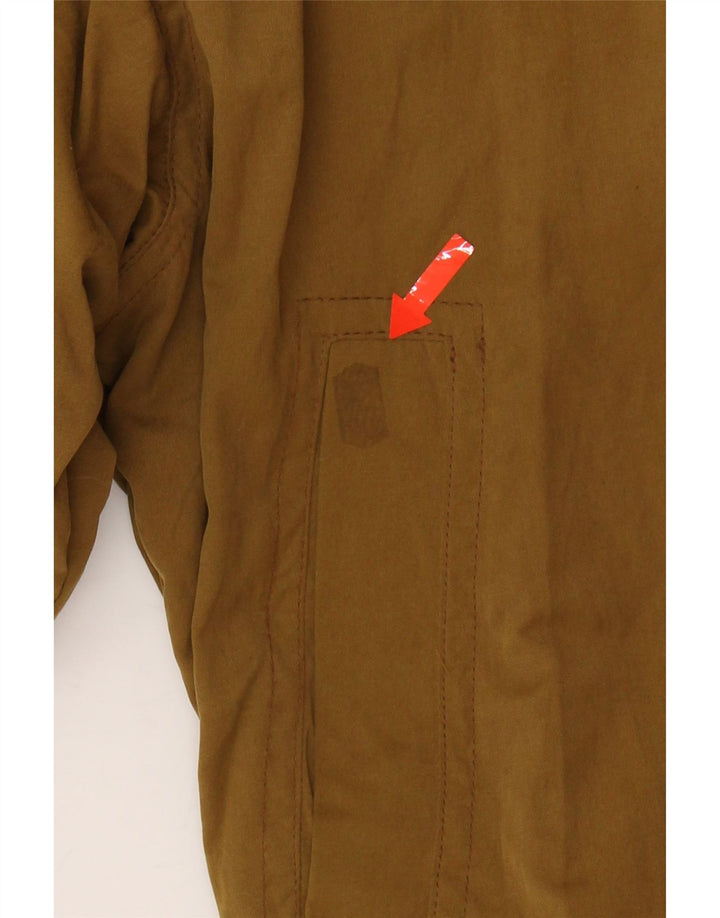 VINTAGE Mens Bomber Jacket UK 44 2XL Brown Polyamide Vintage Vintage and Second-Hand Vintage from Messina Hembry 