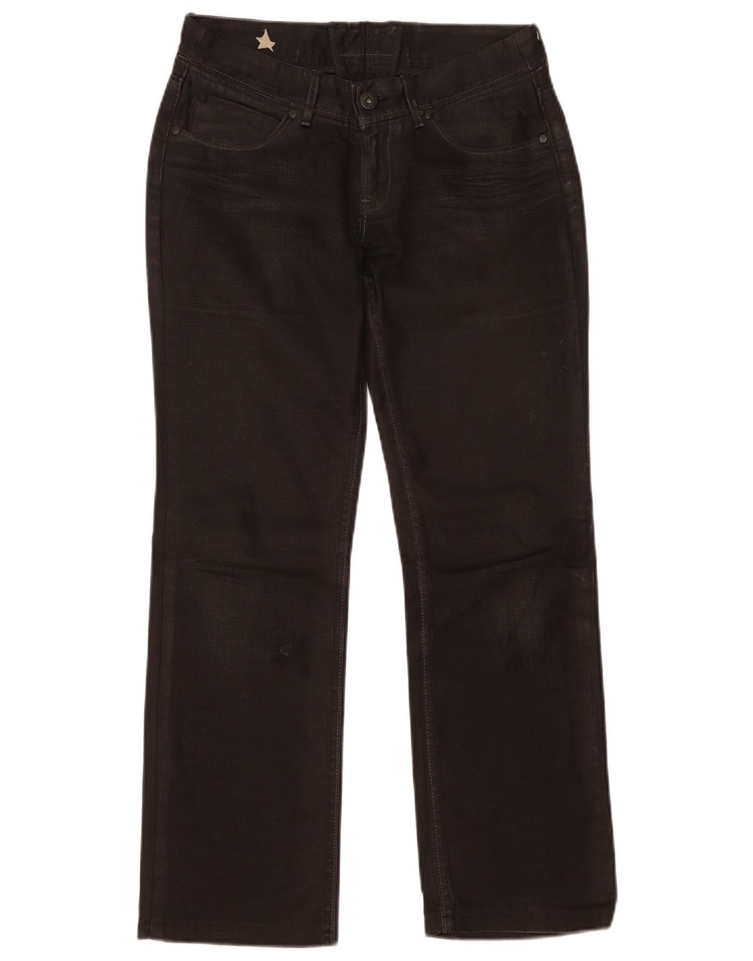 Levi's Herren Straight Jeans W29 L32 Schwarze Baumwolle
