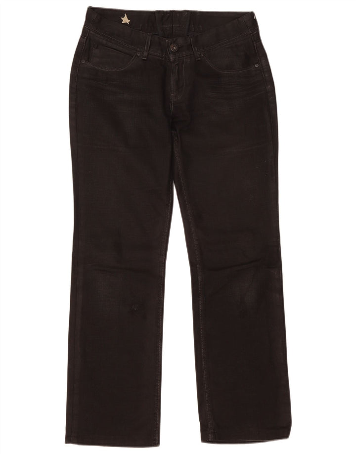 Levi's Herren Straight Jeans W29 L32 Schwarze Baumwolle
