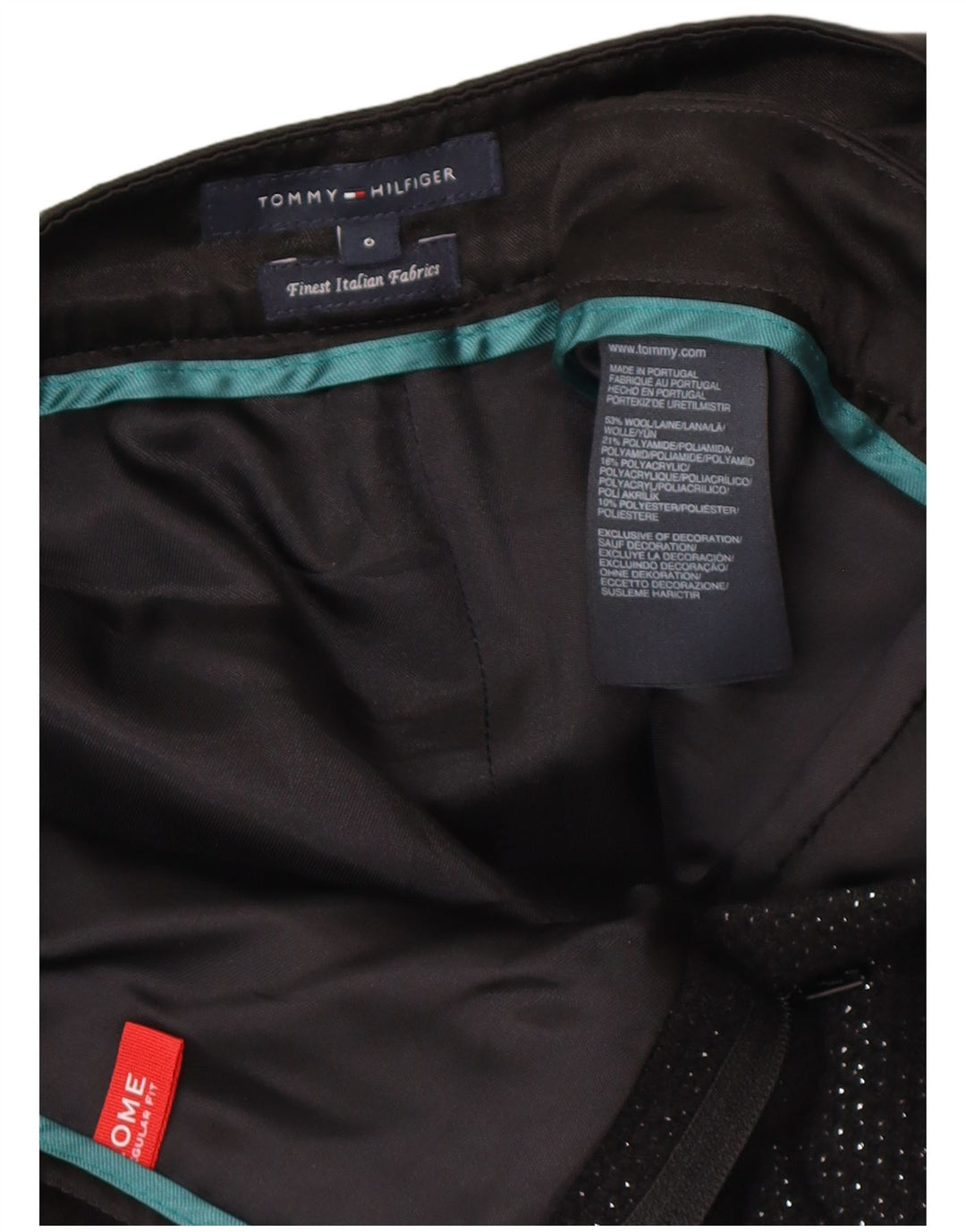 Tommy Hilfiger Damen Straight Chino Hose US 6 Medium W28 L27 Schwarz