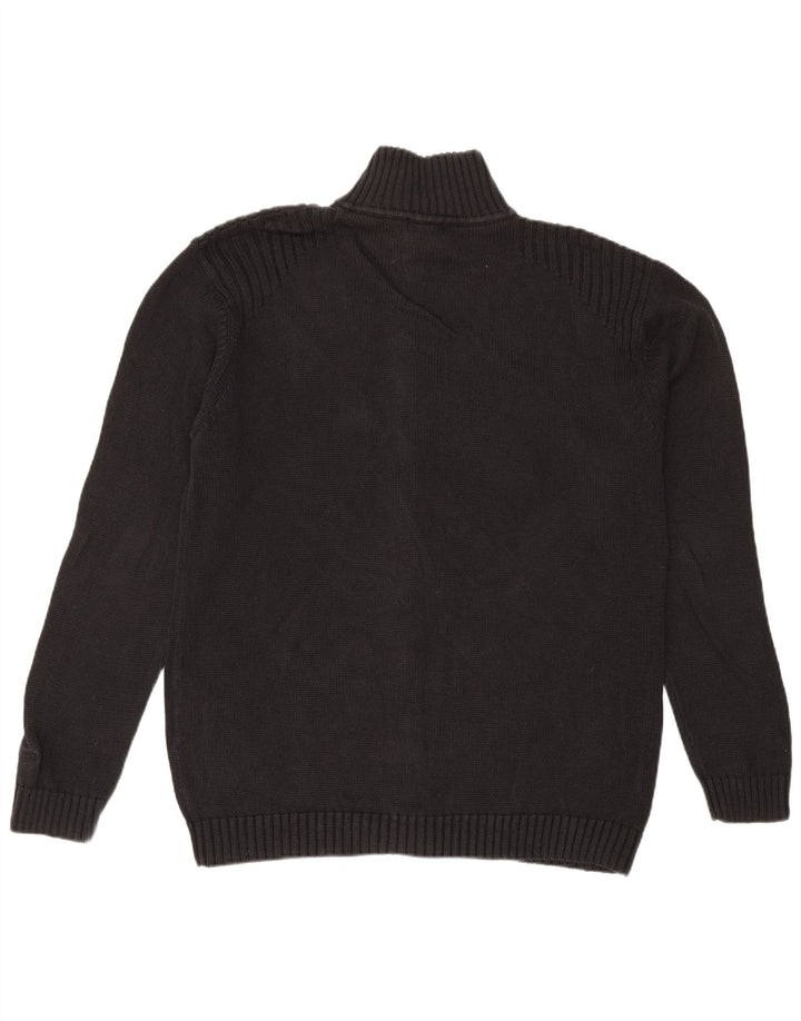 Gant Herren Strickjacke XL Schwarz Leinen