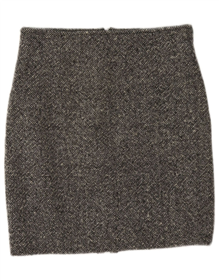 Vintage Damen Minirock W28 Mittelgrau