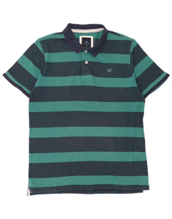 Crew Clothing Herren-Poloshirt XL, marineblau, gestreift, Baumwolle