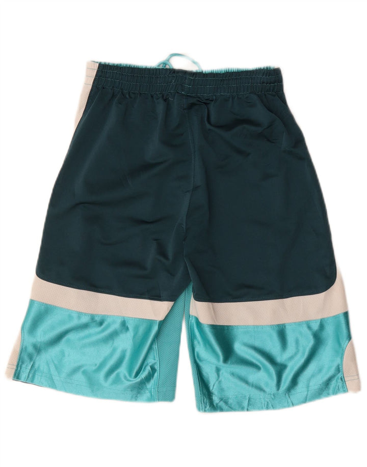 Jordan Sportshorts für Jungen, 12–13 Jahre, groß, grünes Farbblock-Polyester