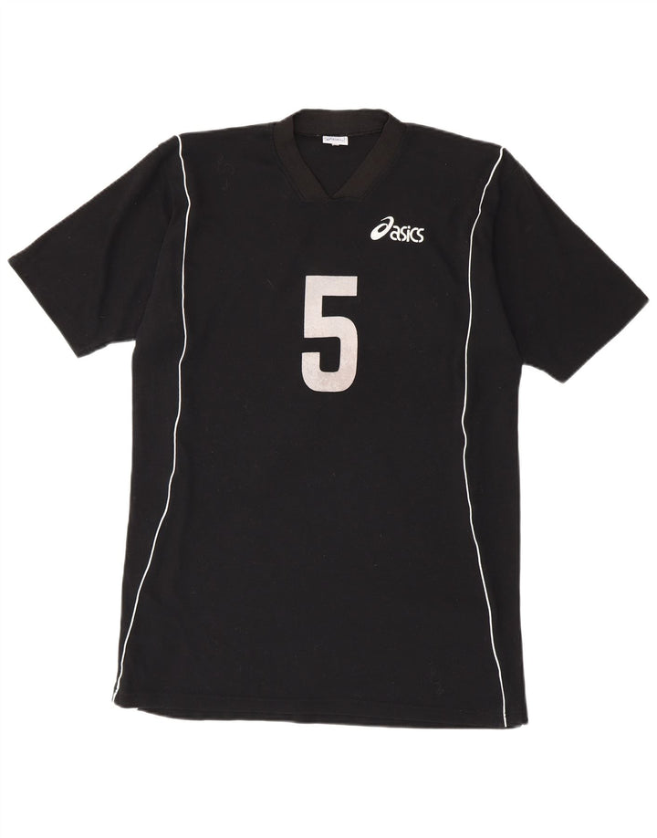 Asics Herren Slim Fit Graphic T-Shirt Top XL Schwarz Polyester