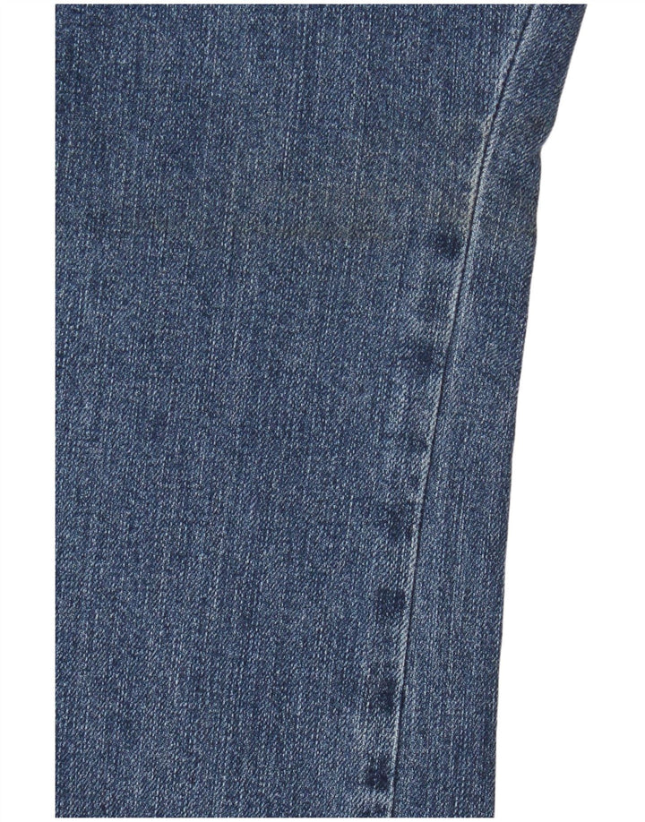EDDIE BAUER Damen Curvy Bootcut Jeans US 16 2XL W36 L32 Blaue Baumwolle