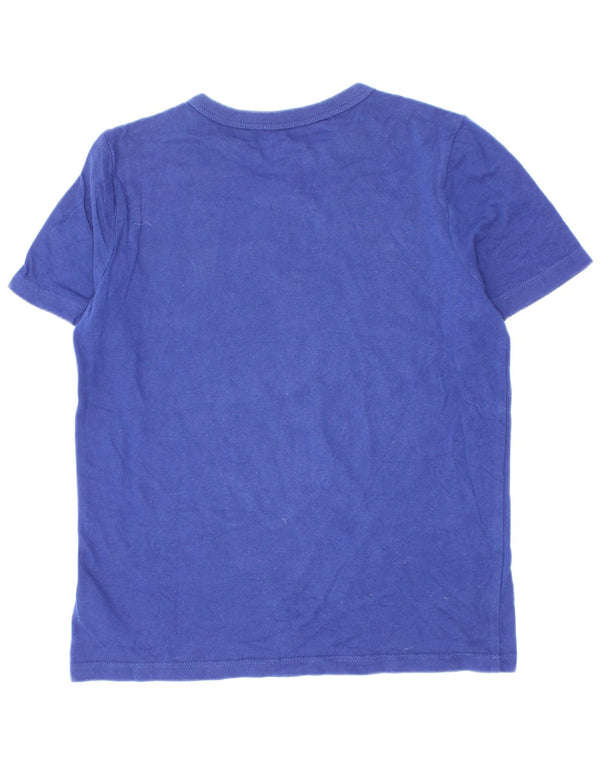 Gap Grafik-T-Shirt für Jungen, 6–7 Jahre, Größe S, blaue Baumwolle