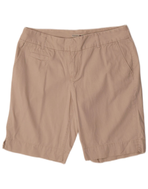 TOMMY HILFIGER Damen Chinoshorts US 14 XL W34 Beige Baumwolle