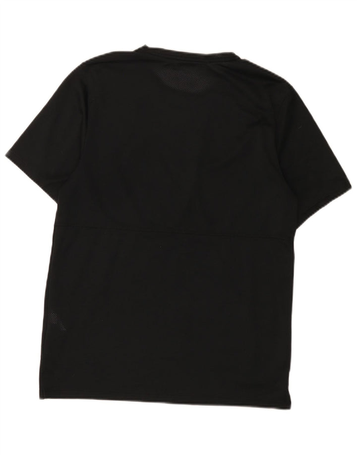 Nike Herren Dri Fit T-Shirt Top Small Schwarz Polyester
