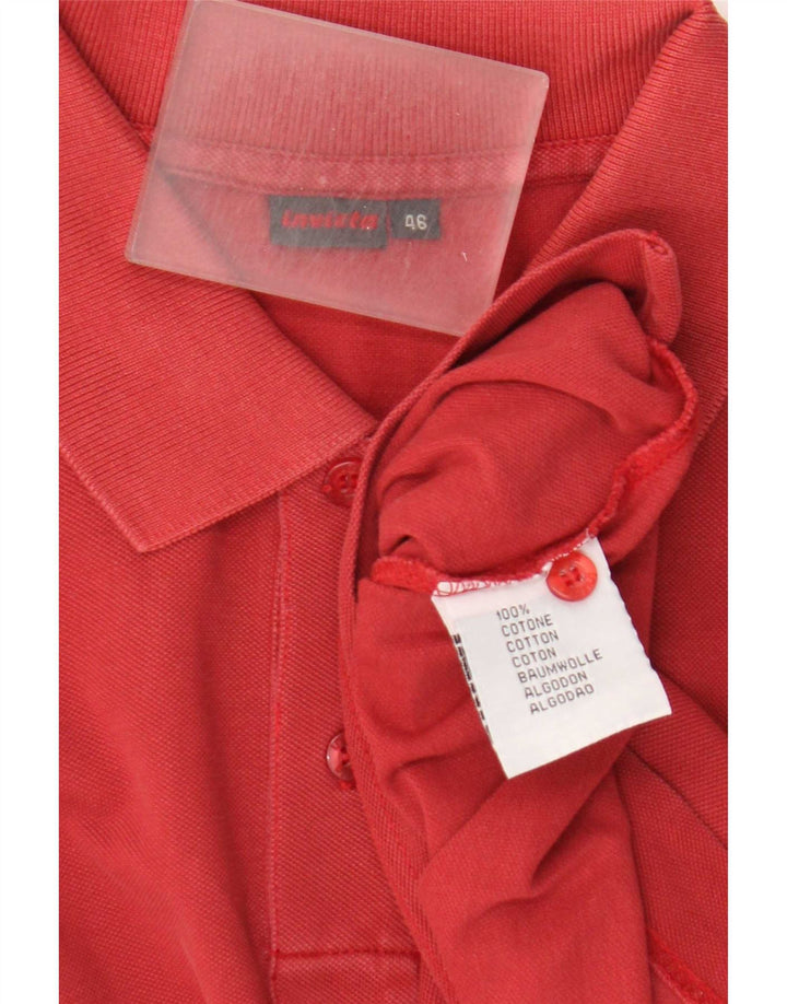 Invicta Herren Poloshirt IT 46 Small Burgund Baumwolle