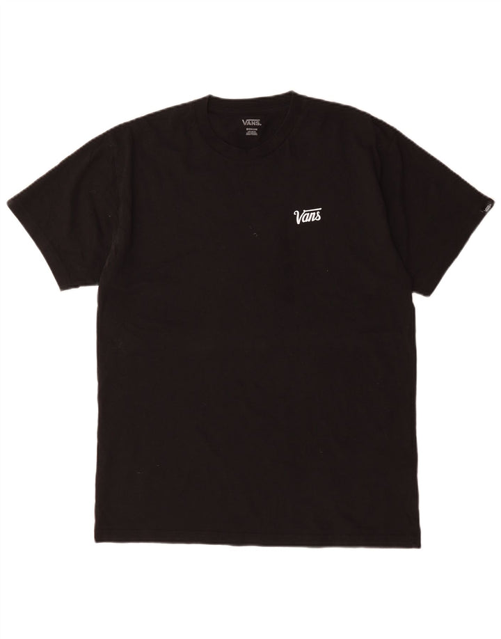 Vans Herren T-Shirt Top Medium Schwarz Baumwolle