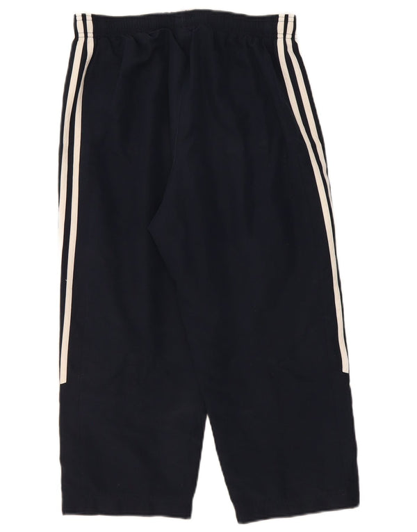 Adidas Capri-Trainingshose für Damen, UK 10, Größe S, Marineblau, Polyester