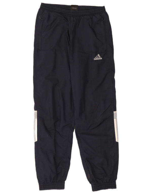 Adidas Herren Trainingshose Jogger UK 38/40 Medium Marineblau Polyester
