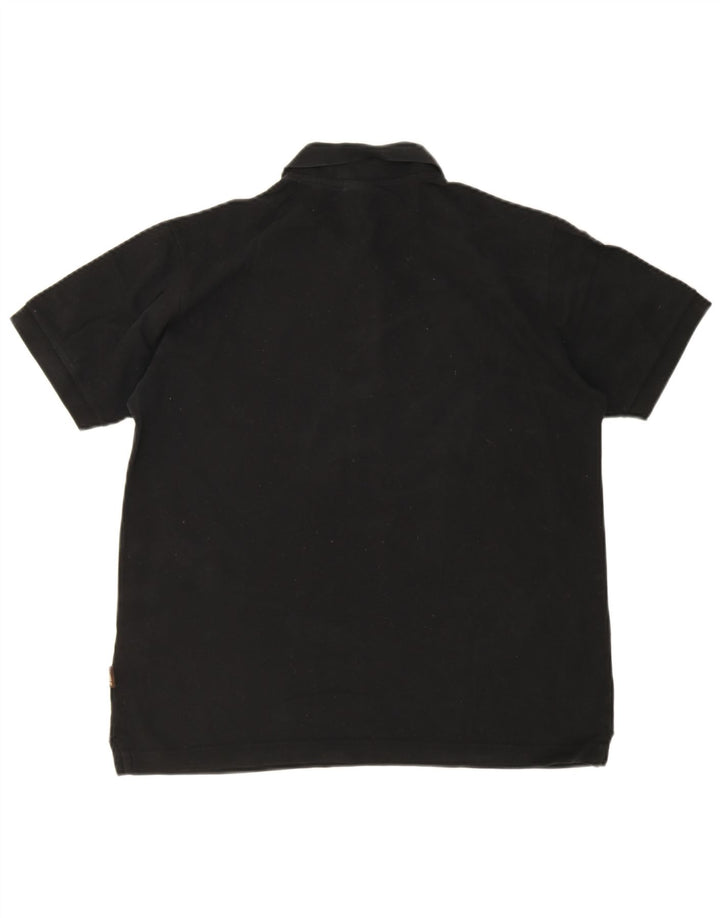 Rifle Herren Poloshirt Medium Schwarz