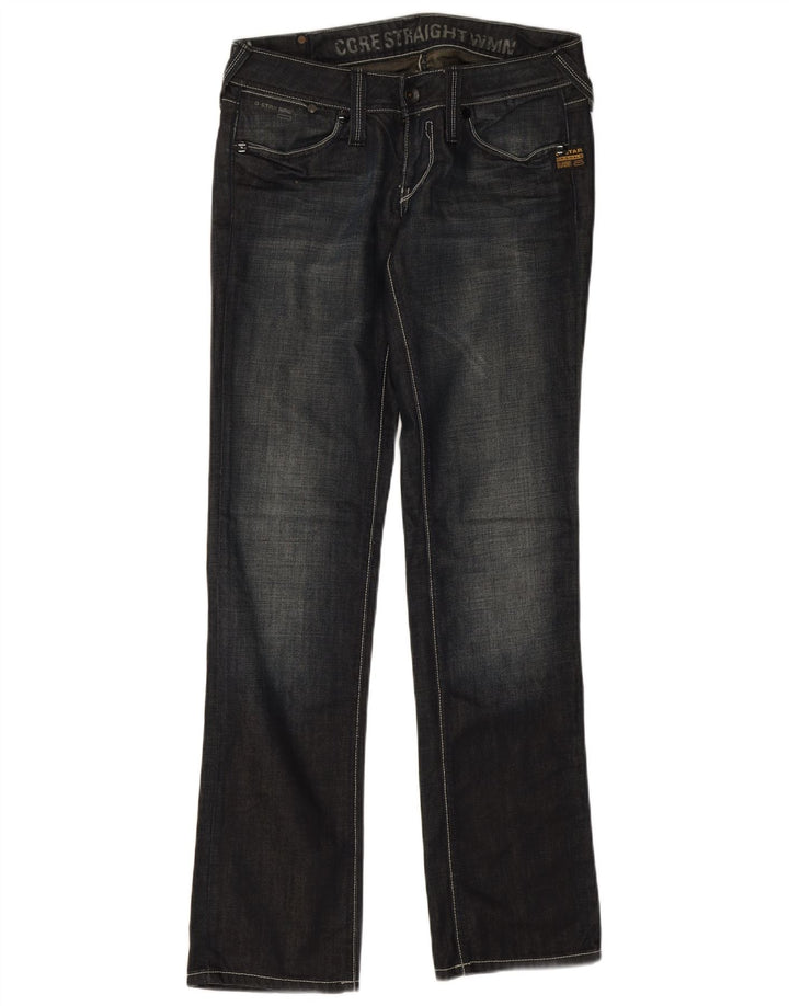 G-Star Damen Straight Jeans W28 L32 Marineblaue Baumwolle