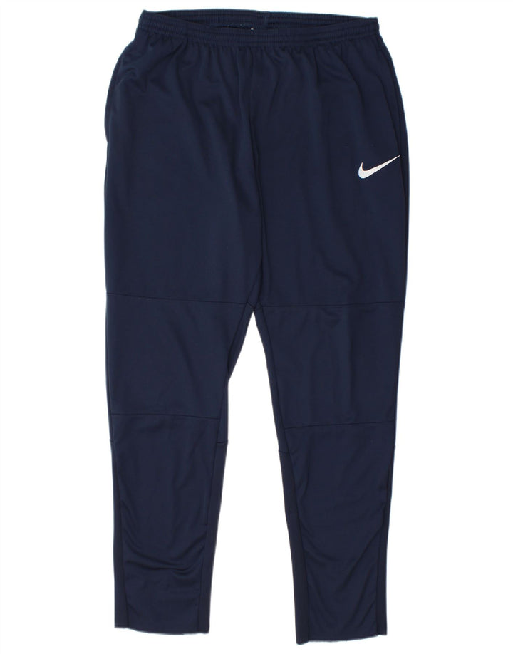 Nike Herren-Trainingshose, groß, marineblaues Polyester