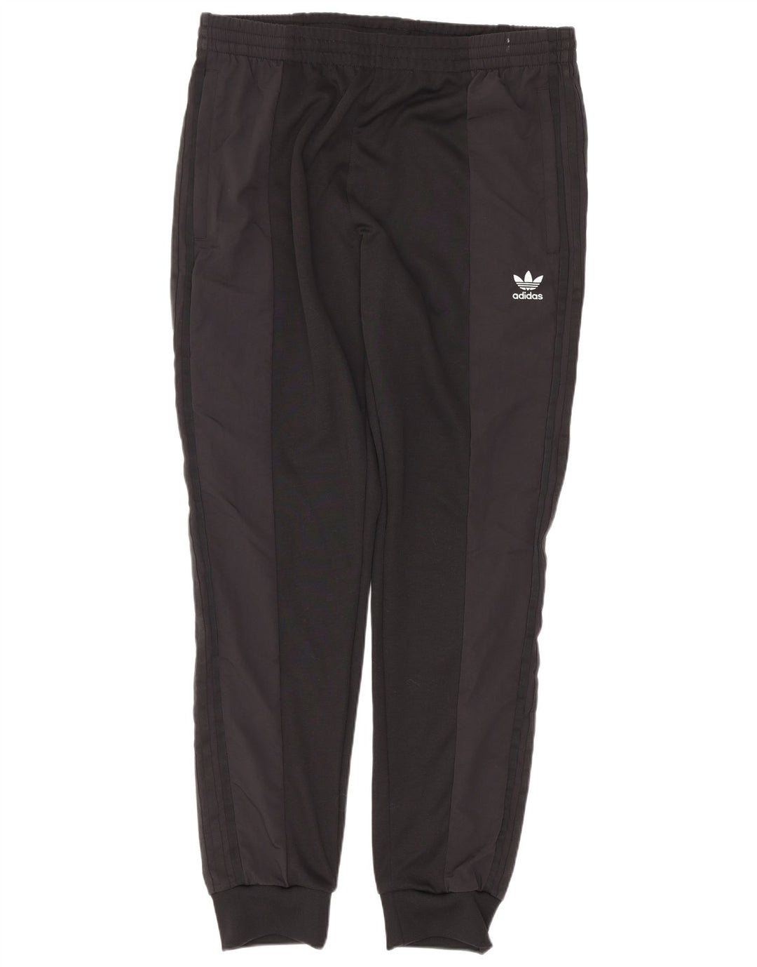Adidas Herren-Trainingshose, Jogginghose, groß, schwarzes Farbblock-Polyester