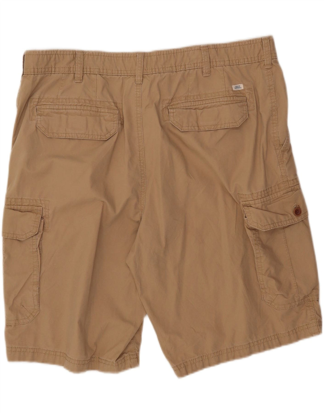 Izod Herren Cargoshorts W40 XL Beige Baumwolle