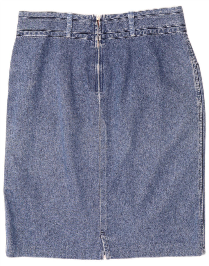 Laura Biagiotti Damen Jeansrock W36 Large Blau