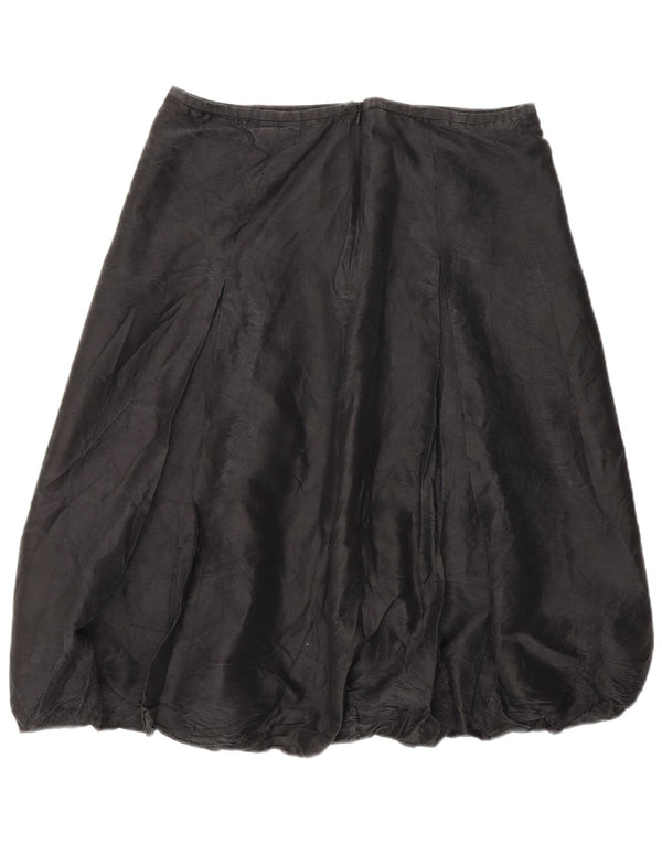Coast Damen-Blasenrock UK 14 Large W32 Graue Seide