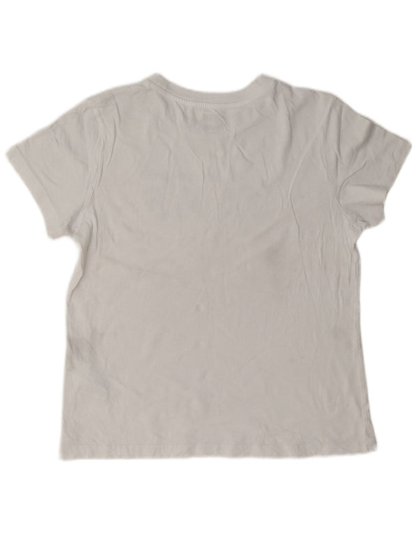 Vans Grafik-T-Shirt für Damen, UK 16, Größe L, weiße Baumwolle