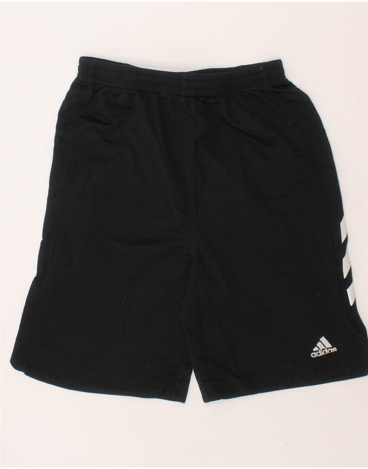 ADIDAS Boys Sport Shorts 6-7 Years  Black Polyester Vintage Adidas and Second-Hand Adidas from Messina Hembry 