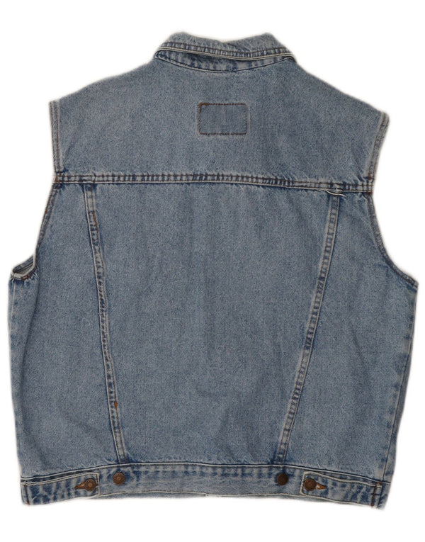 Casucci Herren-Jeansweste, UK 40, große blaue Baumwolle