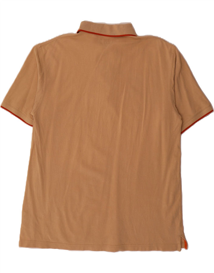 DIADORA Mens Polo Shirt Large Beige Cotton Vintage Diadora and Second-Hand Diadora from Messina Hembry 