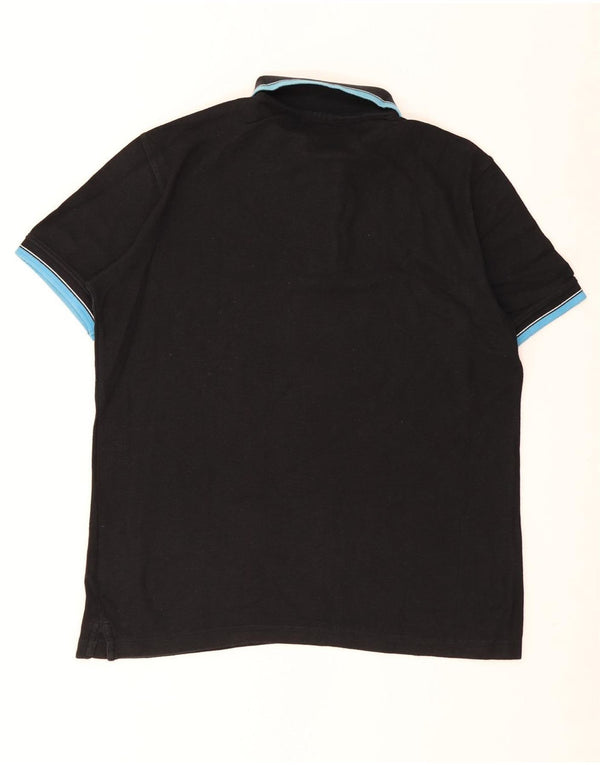 Fila Herren Poloshirt IT 50 Medium Schwarz Baumwolle