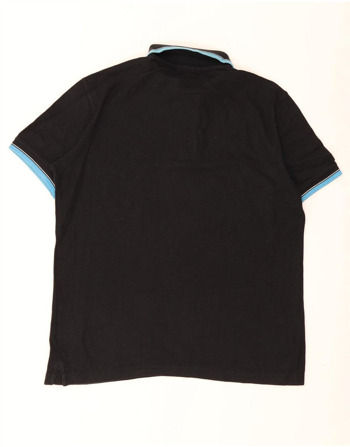 Fila Herren Poloshirt IT 50 Medium Schwarz Baumwolle