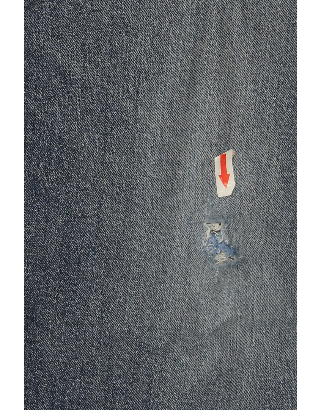 Trussardi Herren-Jeans im Distressed-Look, Größe 51, Größe L, W37, L26, Blau