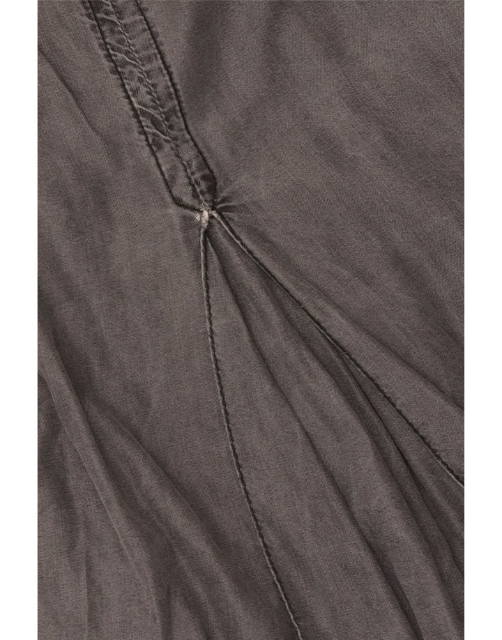 Ted Baker Damen-A-Linien-Kleid, Größe 2, klein, graues Lyocell