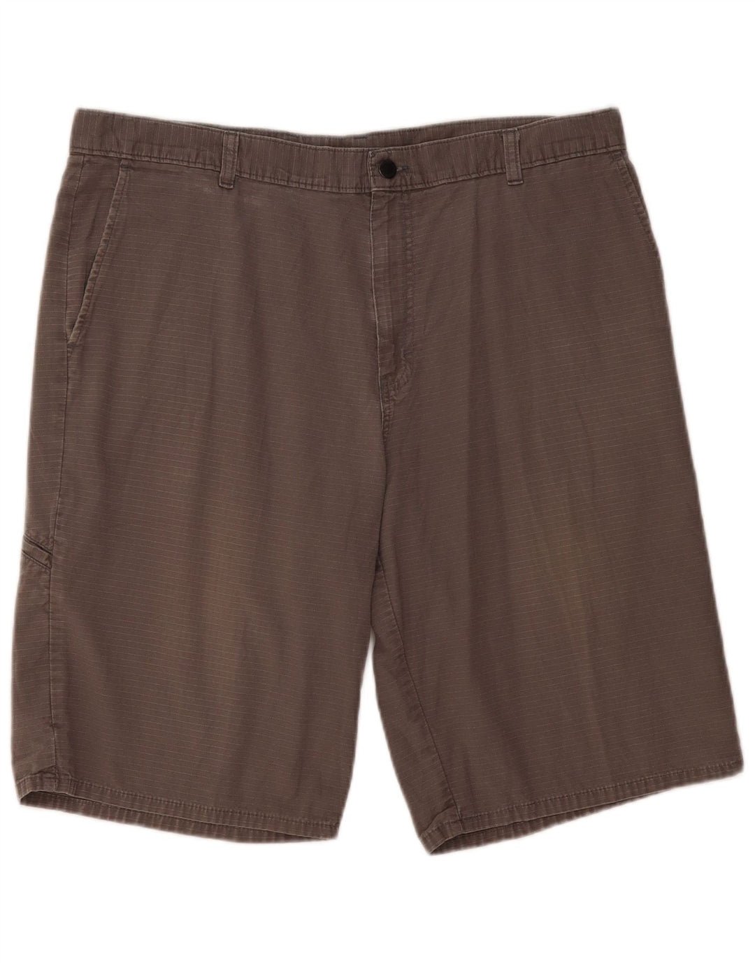 DICKIES Herren Cargo-Shorts W38 XL Graue Nadelstreifen-Baumwolle