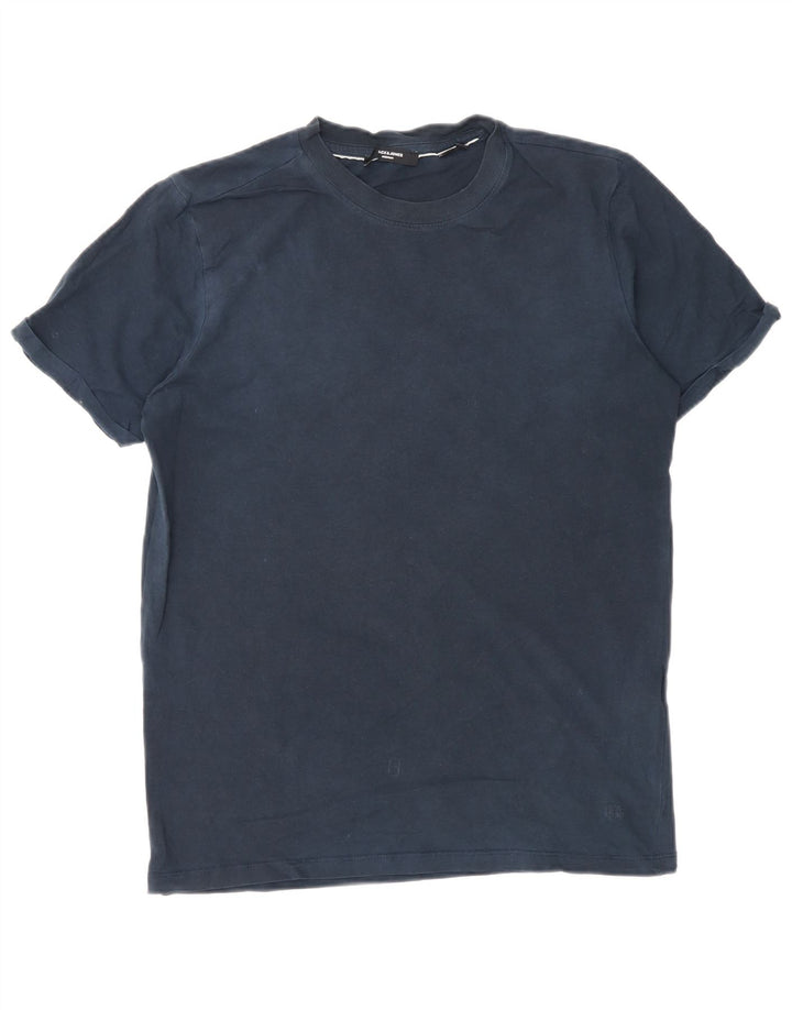 Jack & Jones Herren T-Shirt Top Small Marineblau Baumwolle