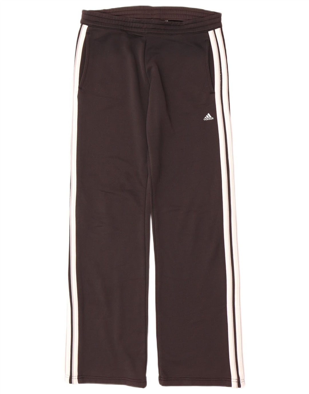 Adidas Damen Trainingshose UK 10 Small Schwarz Polyester