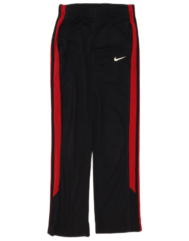Nike Jungen-Trainingshose, normal, 12–13 Jahre, Größe L, Schwarz, Farbblock
