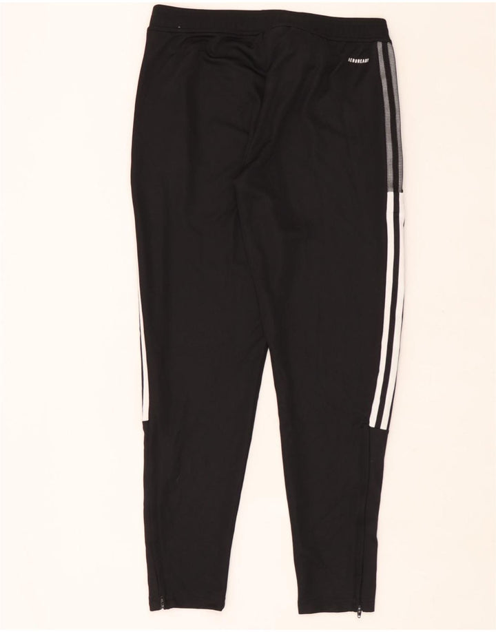 Adidas Damen Aeroready Trainingshose UK 12/14 Mittelschwarzes Polyester