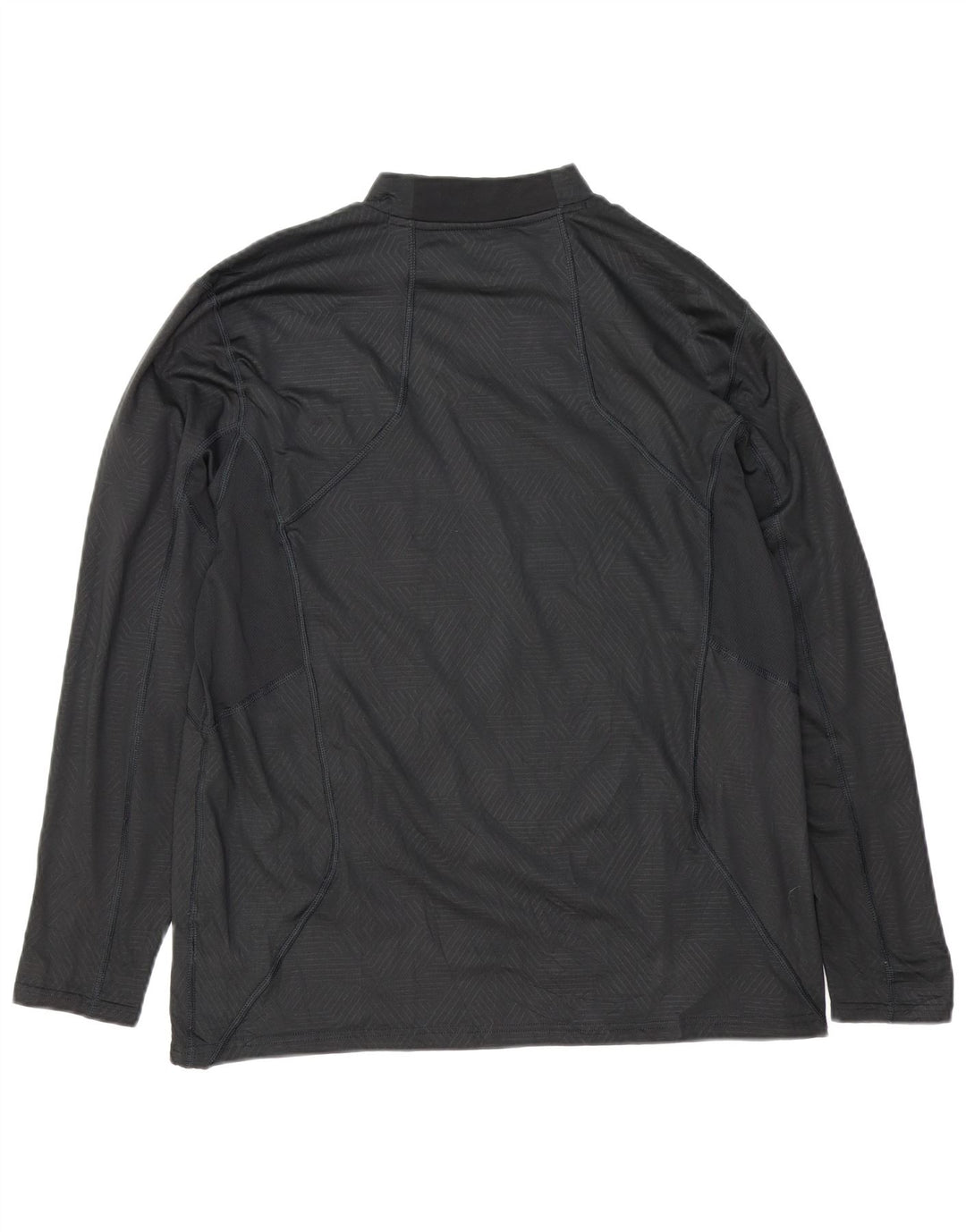 Russell Athletic Herren Dri-Power Graphic Top Langarm XL Schwarz Geometrisch