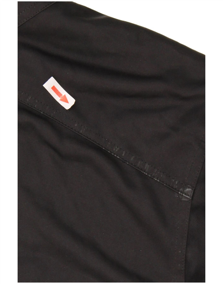 ADIDAS Damen-Trainingsanzug, übergroß, mit Kapuze, Top-Jacke, UK 14, Größe L, Schwarz