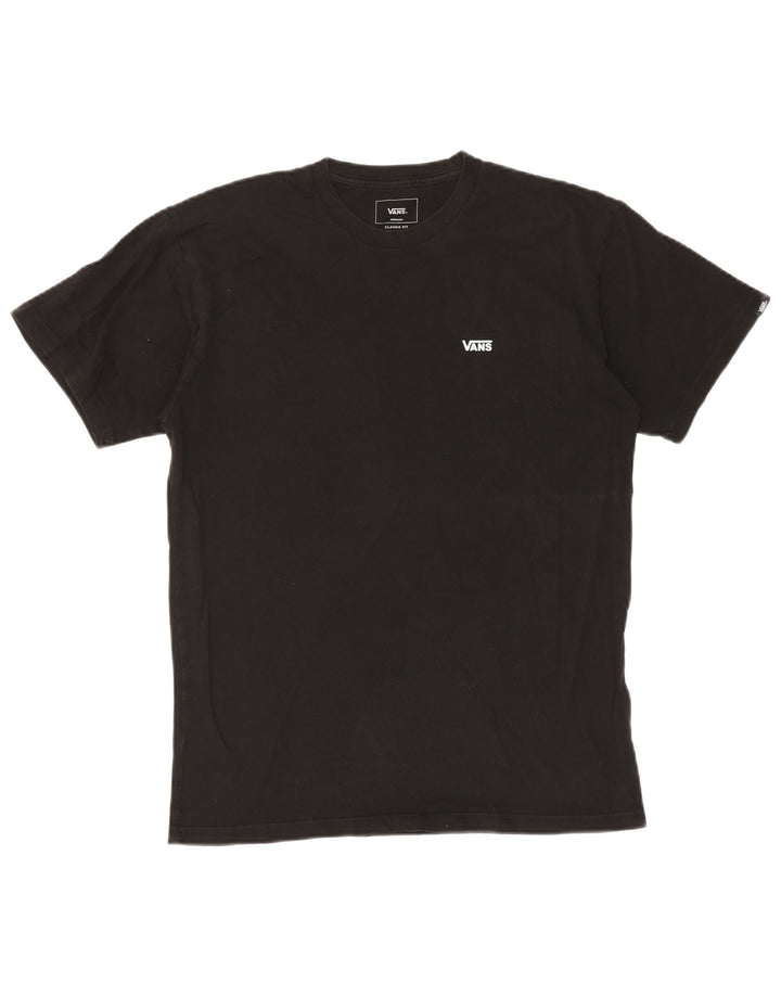 VANS Herren-T-Shirt mit klassischer Passform, mittelschwarze Baumwolle