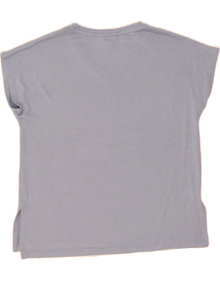 ORVIS Womens Oversized T-Shirt Top UK 14 Medium Blue Vintage Orvis and Second-Hand Orvis from Messina Hembry 