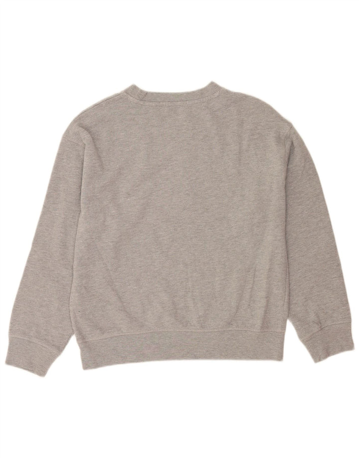 Levi's Herren-Sweatshirt-Pullover aus mittelgrauer Baumwolle