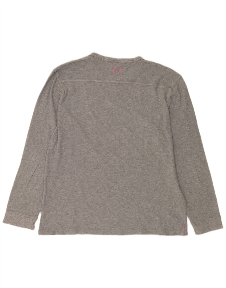 SCOTCH & SODA Herren Top Langarm 2XL Grau Baumwolle