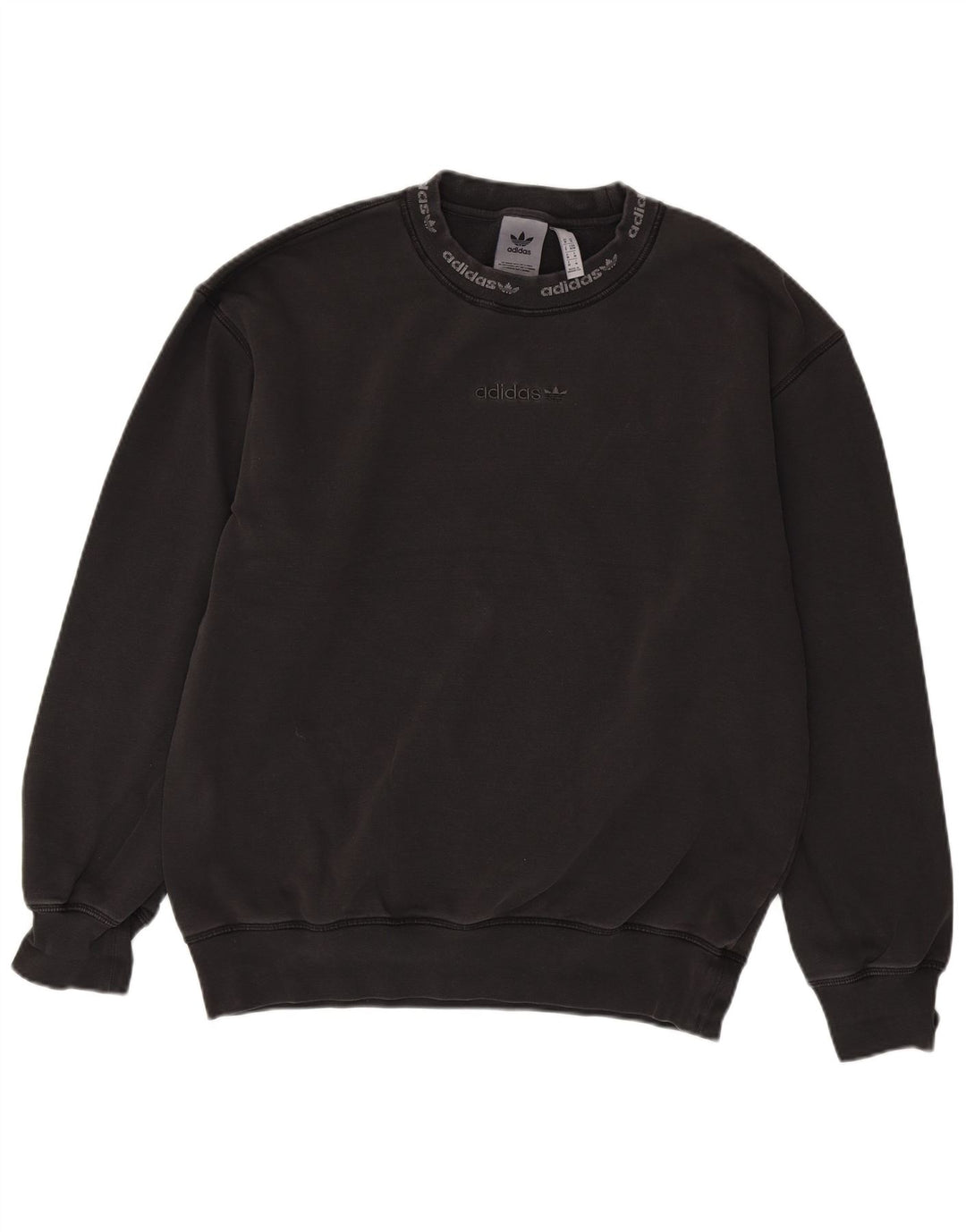 ADIDAS Herren Graphic Loose Fit Sweatshirt Pullover mittelgraue Baumwolle