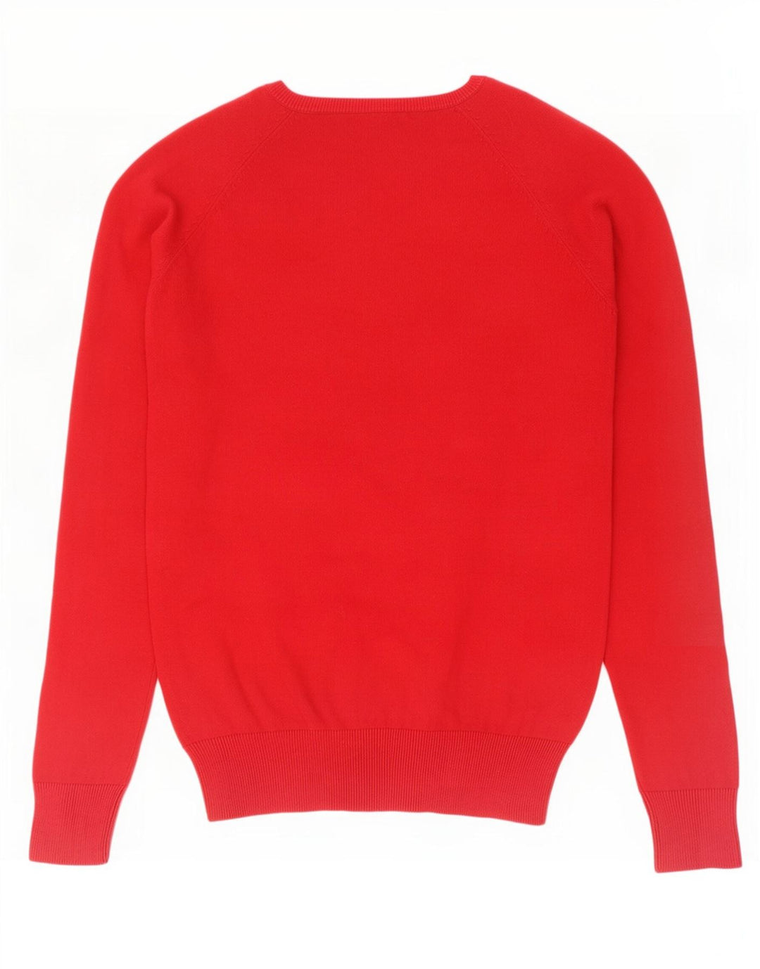 Zara Damen-Pullover mit V-Ausschnitt, Gr. 12, mittelrot