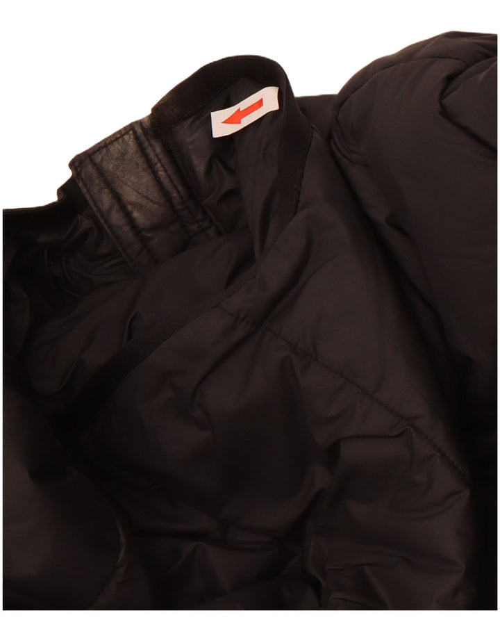 Adidas Damen Kapuzenjacke, gepolstert, UK 12, mittelschwarz, Polyester