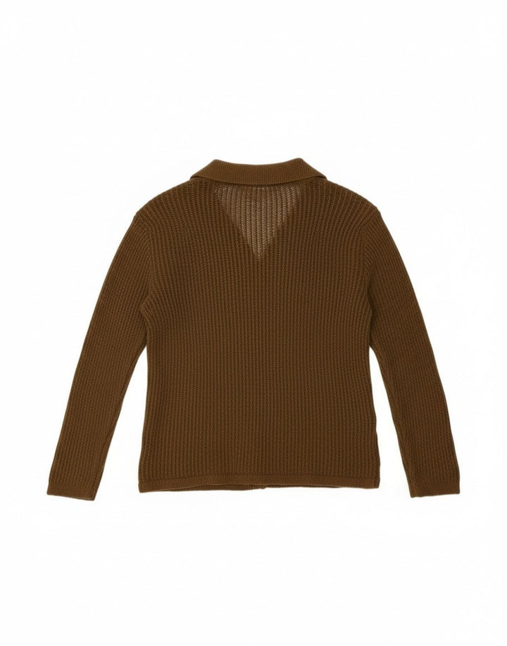 Zara Damen-Strickjacke in Übergröße, Gr. 10, Größe S, Grün