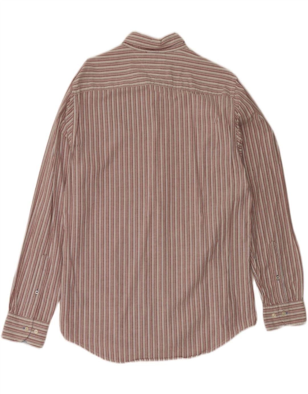 Tommy Hilfiger Herrenhemd, groß, rot gestreift, Baumwolle
