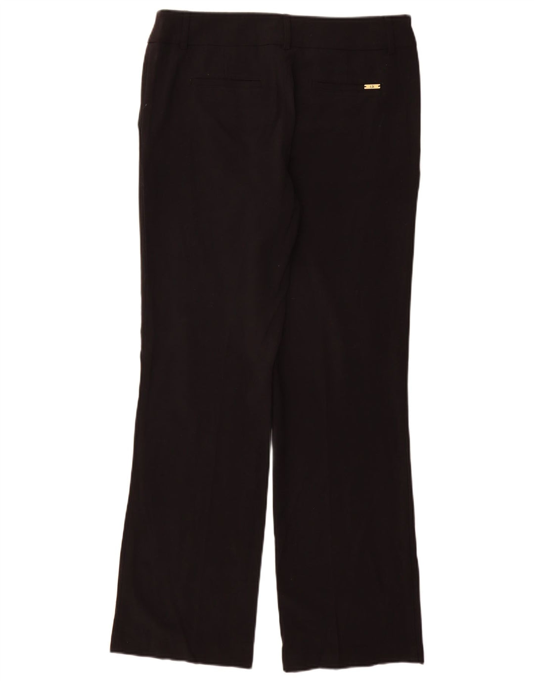 Calvin Klein Damen Bootcut Freizeithose US 8 Medium W28 L32 Schwarz