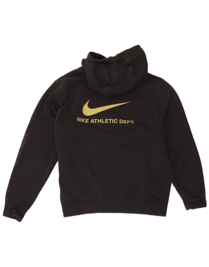 NIKE Herren-Kapuzenpullover mit Grafik, mittelschwarz, Baumwolle